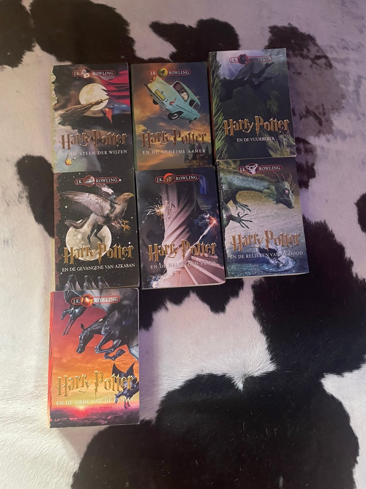 Harry potter reeks 7 boeken, Ophalen of Verzenden, Zo goed als nieuw