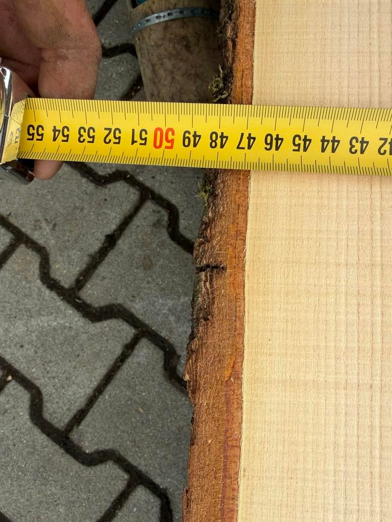 Mooie iepen boomstamplanken 220x45/50x3cm, Ophalen, Zo goed als nieuw, 250 cm of meer, Planken