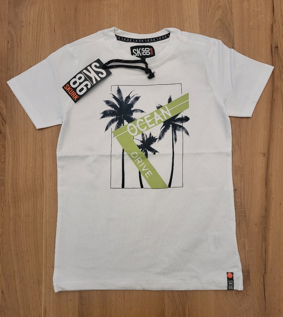 Nieuw! Skurk shirt, wit met opdruk, Tunny, maat 134/140, Skurk, Nieuw, Ophalen of Verzenden, Shirt of Longsleeve