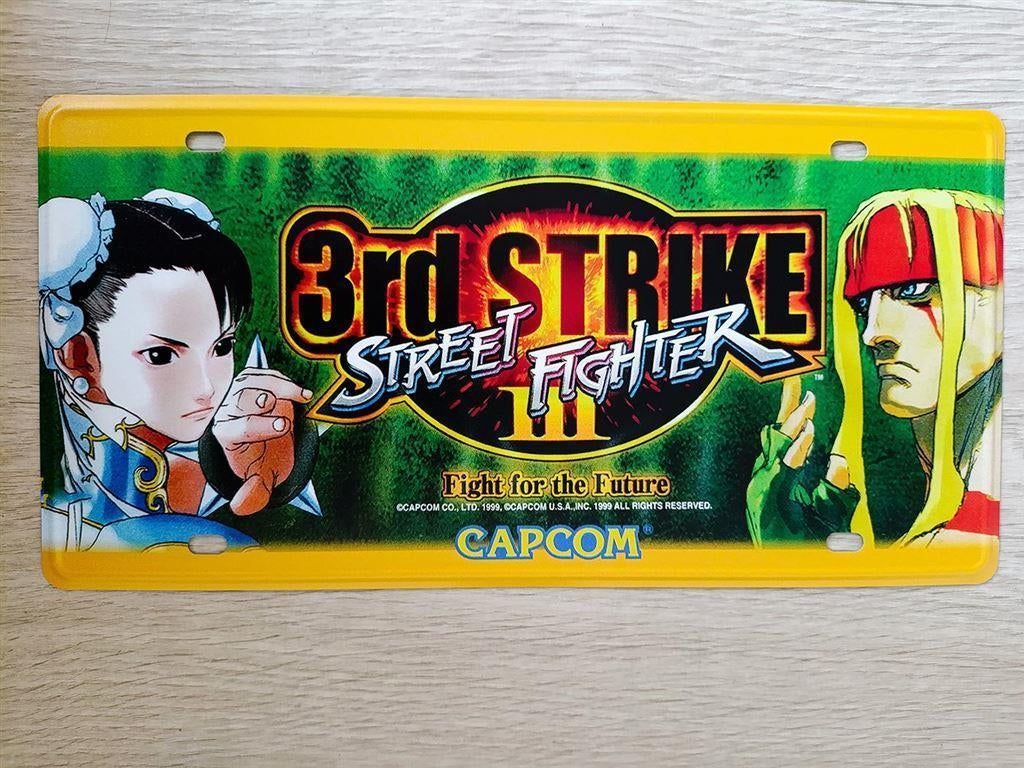 STREET FIGHTER III 3 CAPCOM Arcade Metalen Bord, Vechten, 1 speler, Nieuw, Ophalen of Verzenden
