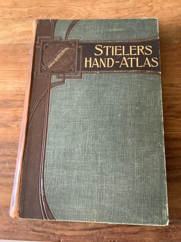 Atlas, Stielers Handatlas, 1905, Overige atlassen, Ophalen of Verzenden, Zo goed als nieuw, 1800 tot 2000