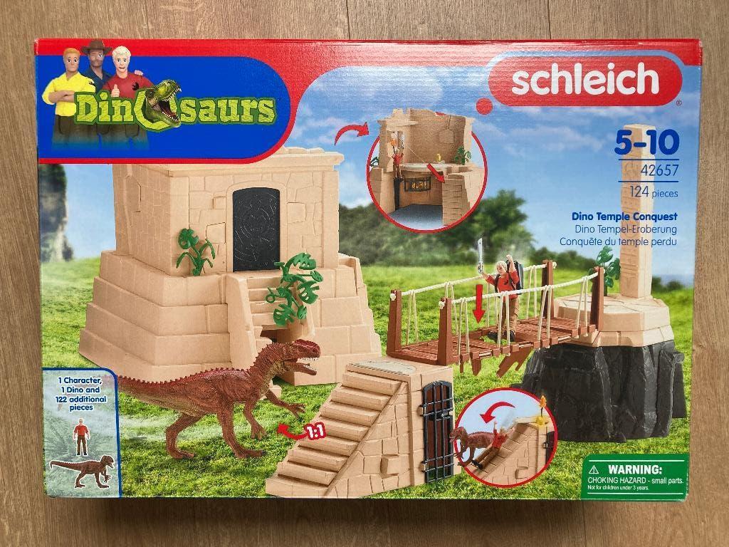Schleich Dinosaurs Dinotempelverovering 42657 NIEUW, Ophalen of Verzenden, Nieuw