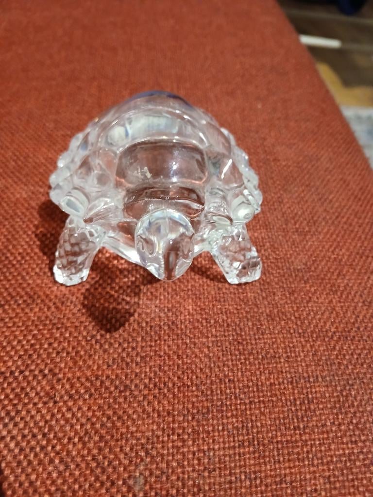 Glazen schildpadje, Verzamelen, Beelden en Beeldjes, Ophalen of Verzenden, Zo goed als nieuw, Dier