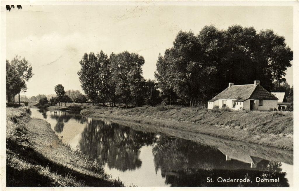 St. Oedenrode, Dommel - gelopen, Verzamelen, Verzenden, 1940 tot 1960, Gelopen, Friesland