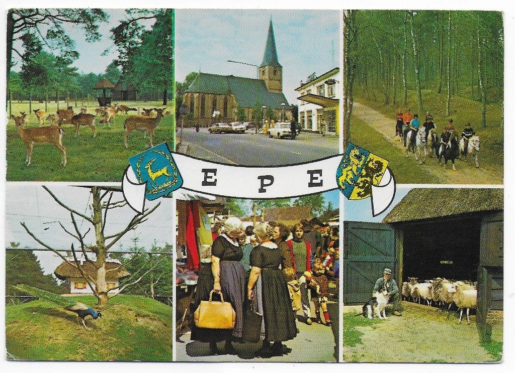 M62 gelopen ansichtkaart epe, Verzamelen, Ophalen of Verzenden, 1980 tot heden, Gelopen, Gelderland