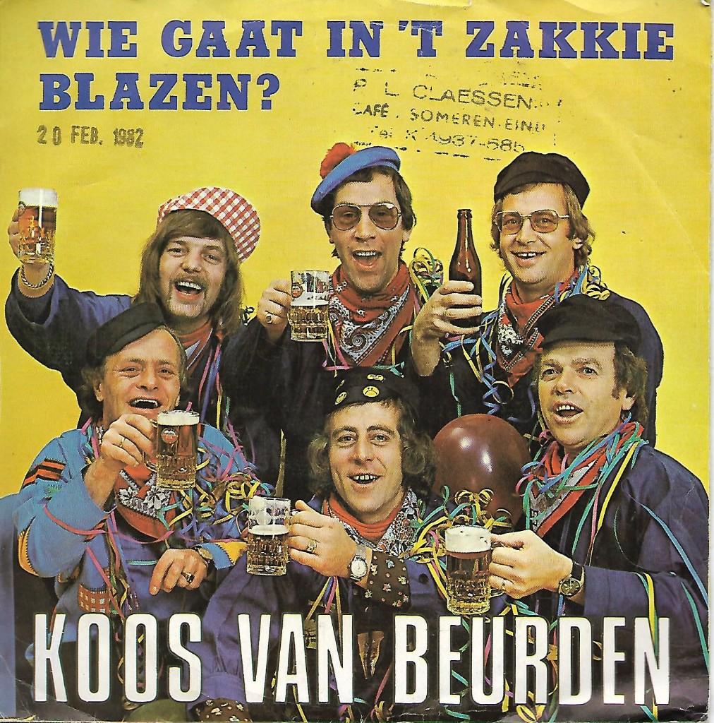 Koos van Beurden - Wie gaat in `t zakkie blazen (telstar), Verzenden, Gebruikt, Nederlandstalig