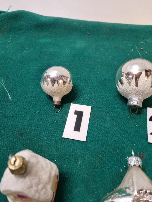 kerstballen vintage 6 verschillende [a832], Ophalen of Verzenden, 'T Olde Gre-j, Info@toldegrej.nl, Endepoelstraat 20f Didam
