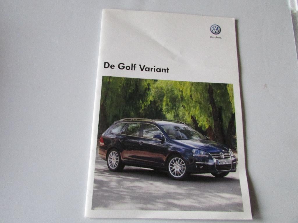 VOLKSWAGEN GOLF VARIANT, BROCHURE, Volkswagen AG, Verzenden, Zo goed als nieuw, Volkswagen