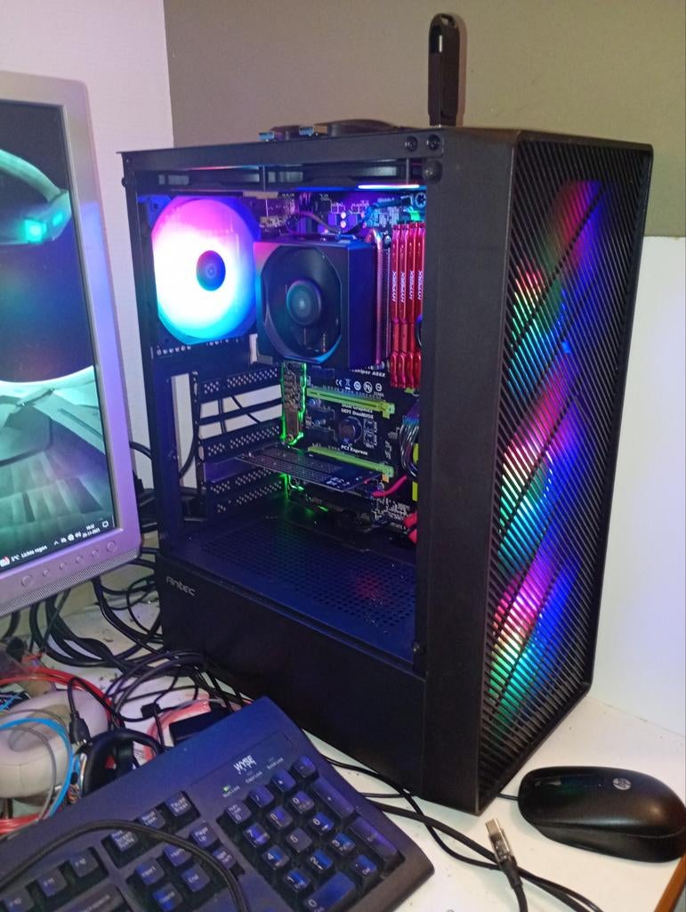 Gaming PC: Ryzen 9, RTX 3060 12 oc, 256GB M2, WiFi 6, Bt, Met monitor, Ophalen of Verzenden, Zo goed als nieuw, AMD Ryzen 9