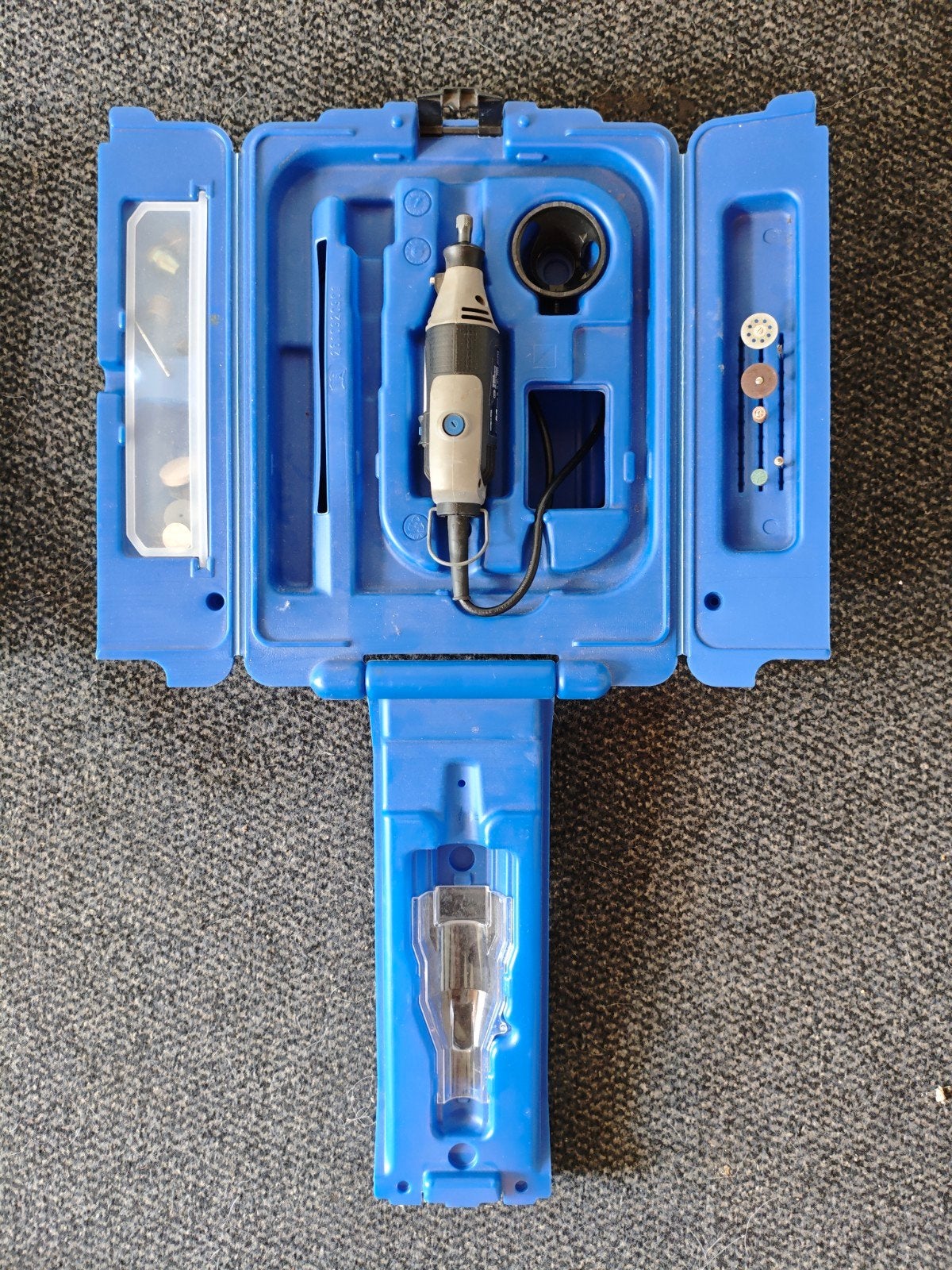 Dremel MultiPro 395 met accessoires en koffer, Ophalen of Verzenden, Gebruikt