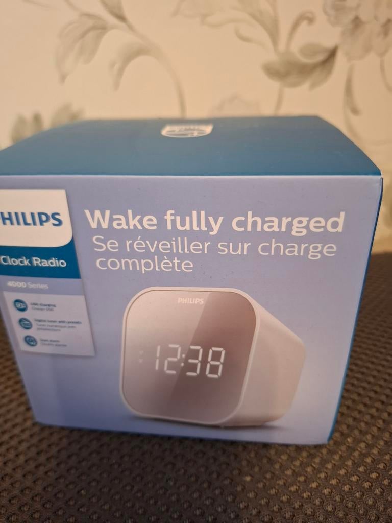 Philips wekker TAR4406/12 nieuw in ongeopende doos, Ophalen of Verzenden