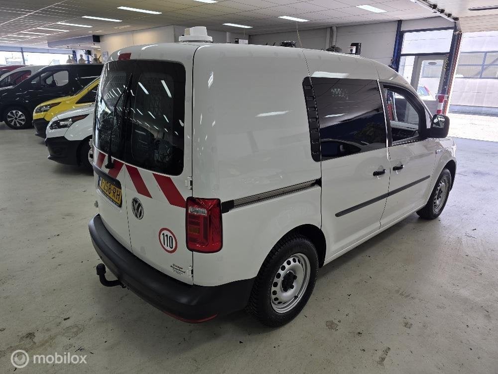 Volkswagen Caddy 2.0 TDI Airco Omvormer kasten, Gebruikt, 4 cilinders, Volkswagen, Wit