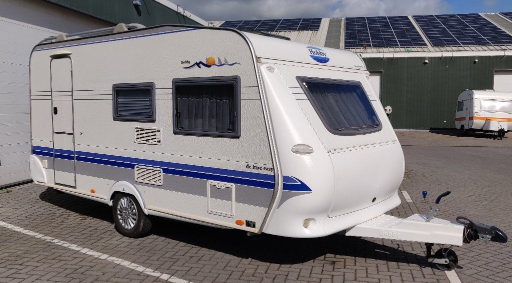Hobby De Luxe Easy 440 SF 2004 | 1e Eigenaar | Nette staat, Caravans en Kamperen, Hobby, Dwarsbed, Treinzit, Particulier