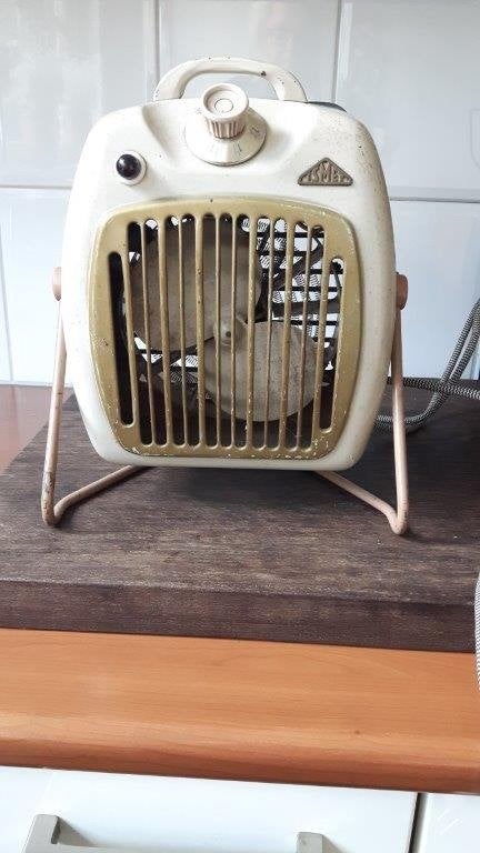 Vintage Ventilator Kachel - Retro Design, Verzenden