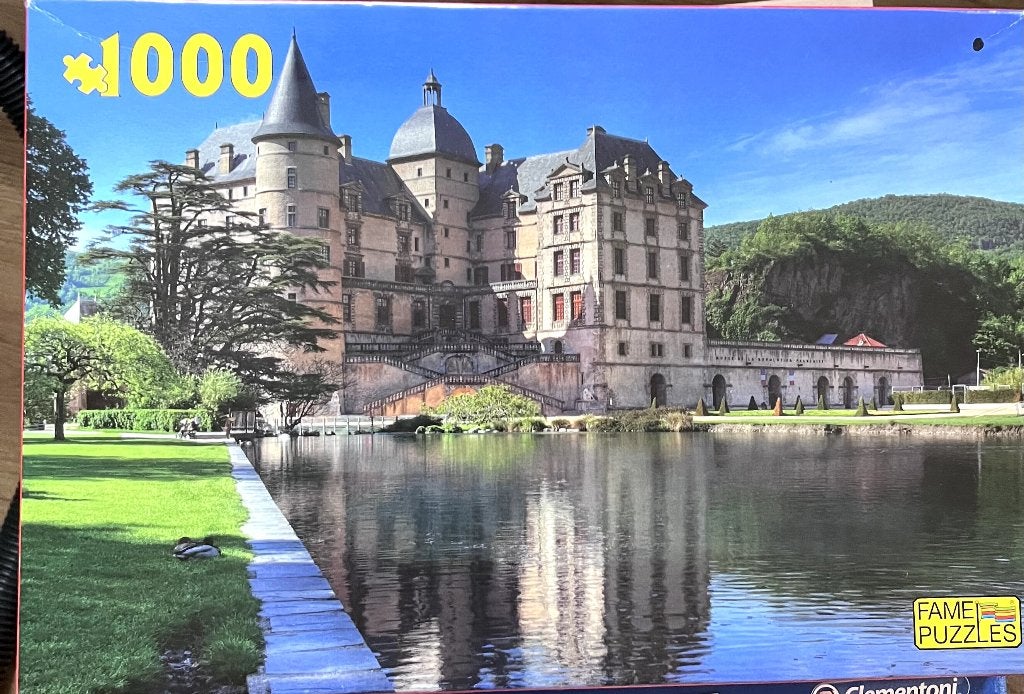 Legpuzzel - Chateau Vizille, Hobby en Vrije tijd, Ophalen of Verzenden, 500 t/m 1500 stukjes, Gebruikt, Legpuzzel