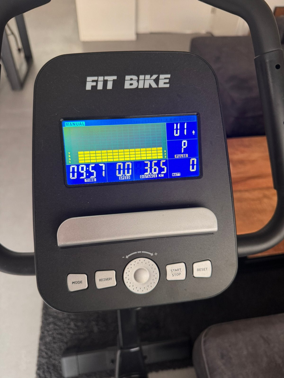 Hometrainer Fit Bike Ride 5 met lage instap