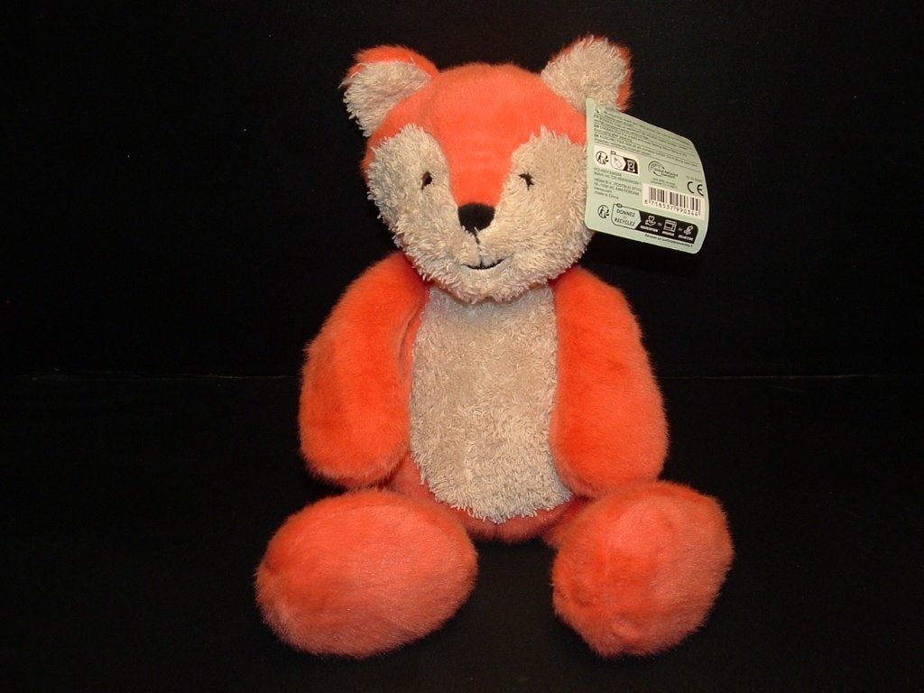 HEMA VOS MEESLEEPKNUFFEL PLUCHE ORANJE MET ZACHTE, Kinderen en Baby's, Speelgoed | Knuffels en Pluche, Ophalen of Verzenden, Nieuw