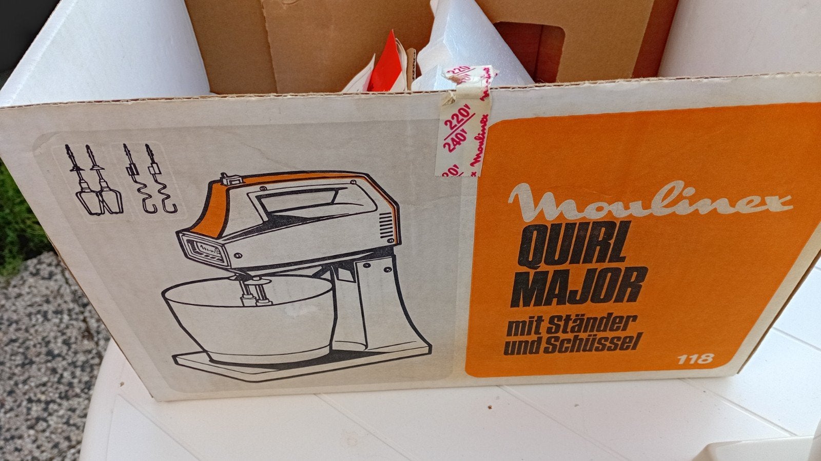 Moulinex Quirl Major Keukenmachine - Zo goed als nieuw, 2 tot 3 liter, Ophalen of Verzenden, Zo goed als nieuw, 3 snelheden of meer