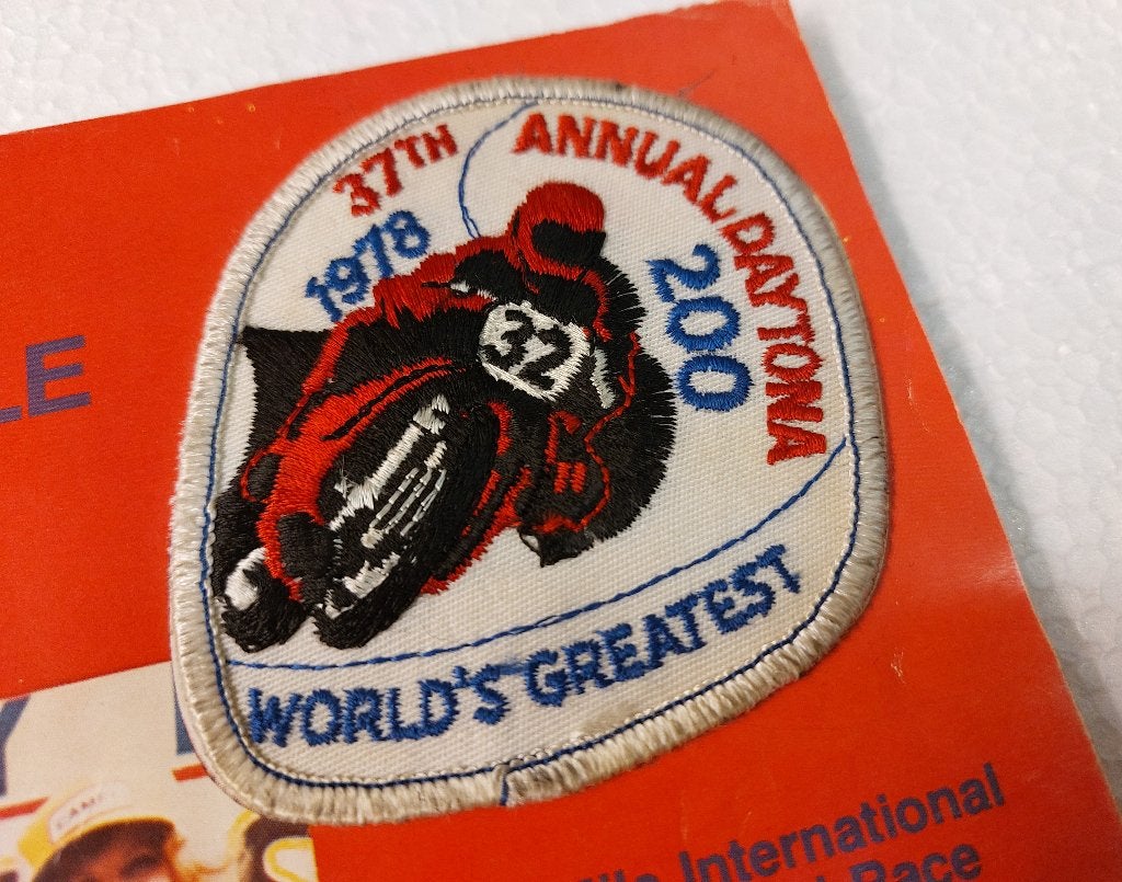 Daytona 1978 motorsport motor races programmaboek patch USA, Verzenden, Gelezen