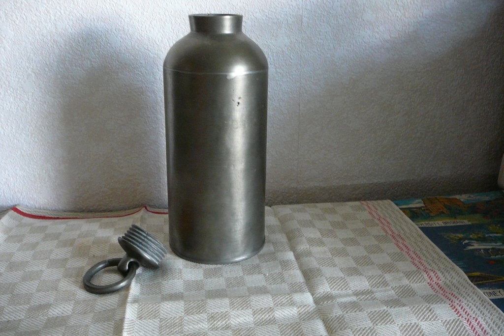 TINNEN KRUIK MET AFSLUITDOP  25 EURO, Antiek en Kunst, Ophalen of Verzenden