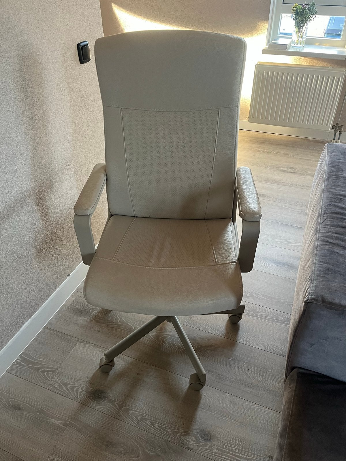 IKEA Bureaustoel Beige - In hoogte verstelbaar, Ophalen, Gebruikt, Beige, Bureaustoel