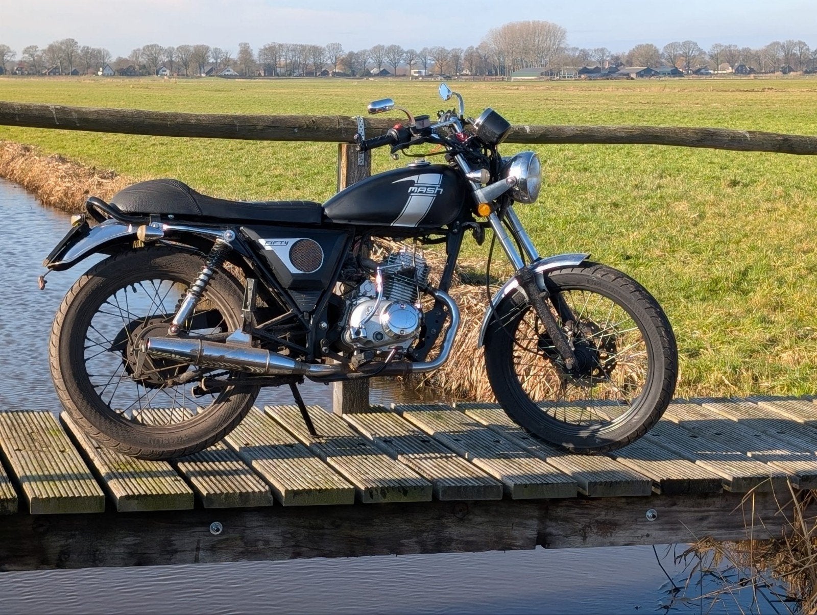 Mash Fifty 50cc (2017), Fietsen en Brommers, Brommers | Overige merken, Gebruikt, Maximaal 45 km/u, Ophalen