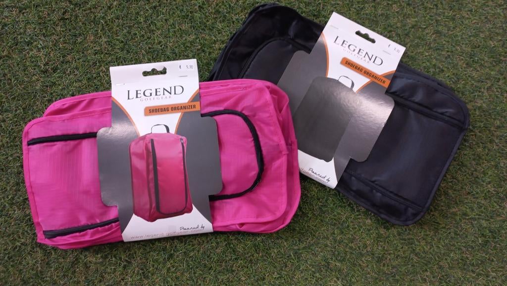 Schoenentas roze en zwart, Sport en Fitness, Golf, Ophalen, Nieuw, Tas, Overige merken