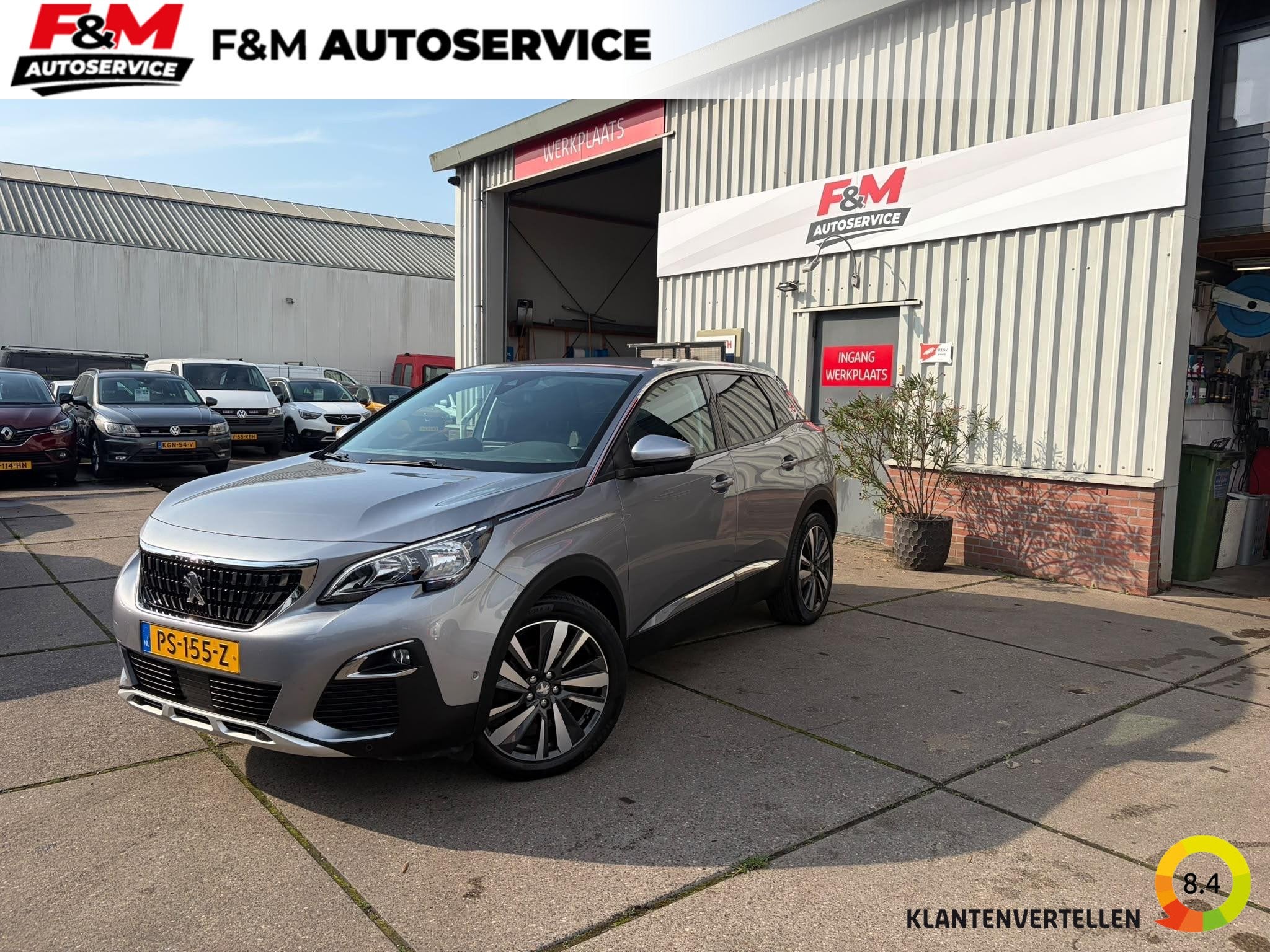 Peugeot 3008 1.2 PureTech Blue Lease Premium Clima, cruise,, Auto's, Gebruikt, Euro 6, 1199 cc, Leder en Stof