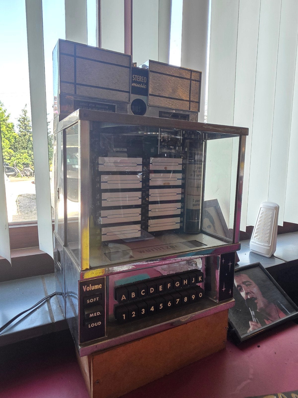 Retro Wurlitzer Style Jukebox Wallbox – Vintage, Ophalen, Gebruikt, 1970 tot heden, Wurlitzer
