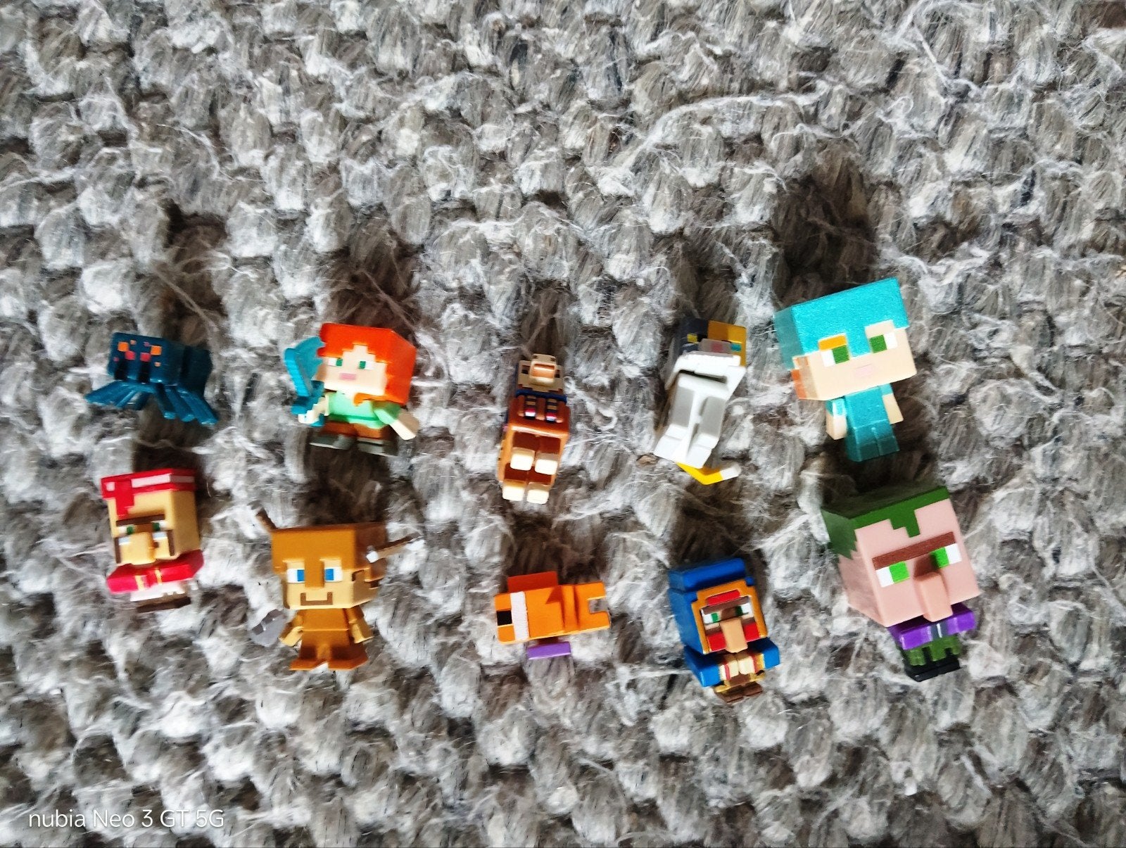 Minecraft figuren set - Diverse karakters, Ophalen of Verzenden, Zo goed als nieuw, Jongen of Meisje