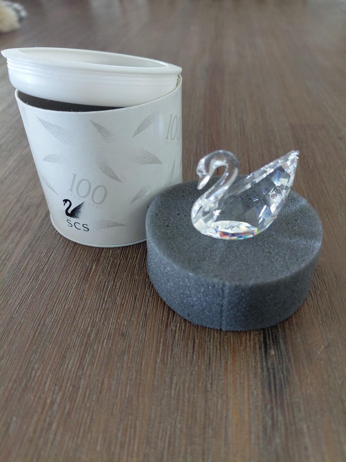 Swarovski zwaan originele verpakking, Ophalen of Verzenden, Zo goed als nieuw, Figuurtje