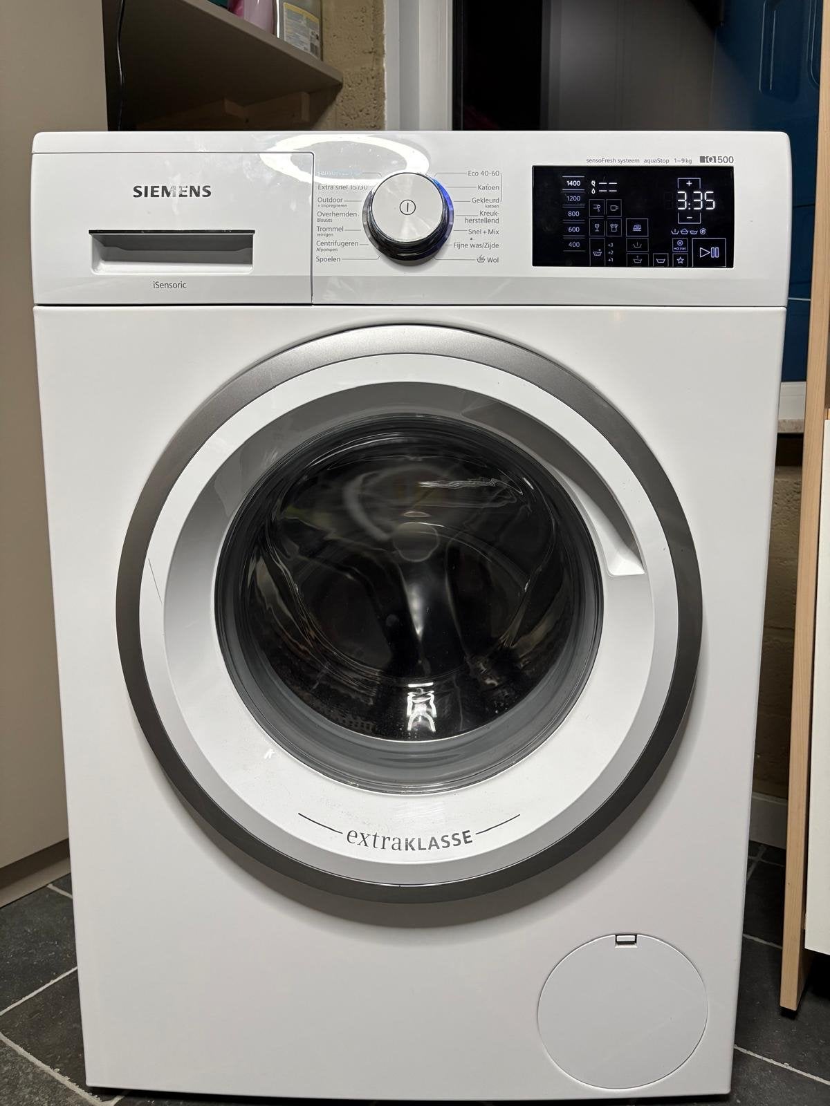 Siemens iSensoric Wasmachine - Extrakklasse, Witgoed en Apparatuur, Ophalen, 6 tot 8 kg, Voorlader, Wolwasprogramma