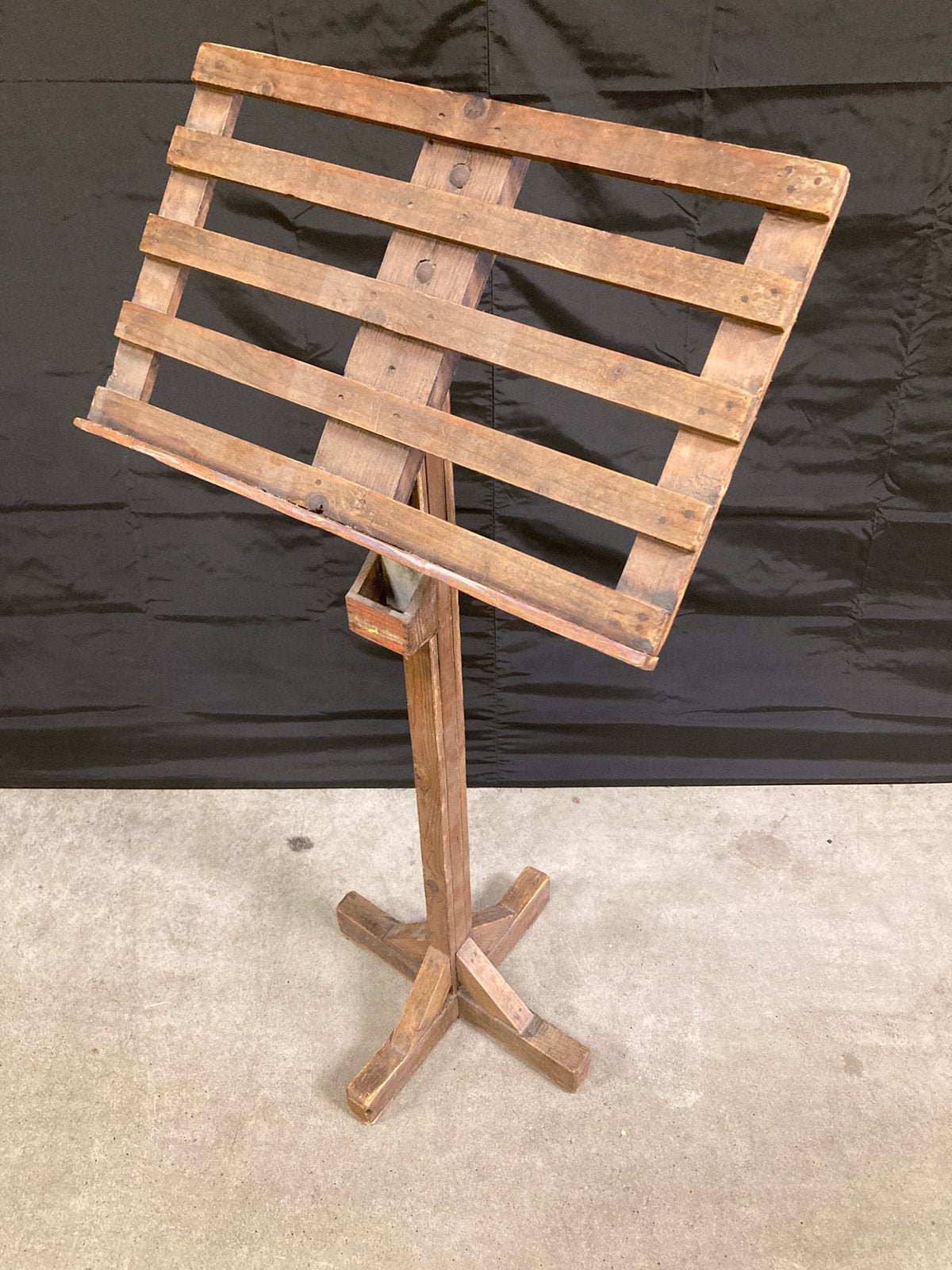 Antieke missaal / muziek standaard houten uitvoering, Antiek en Kunst, Ophalen