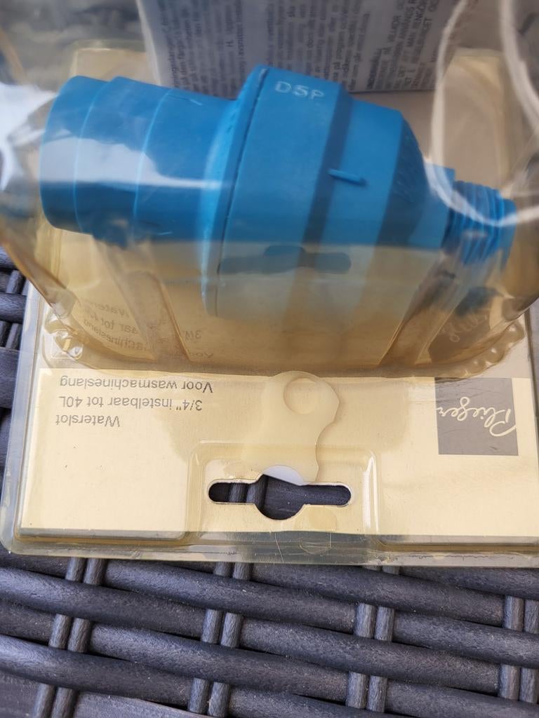 Plieger waterslot 3/4" instelbaar tot 45L voor wasmachine, Ophalen of Verzenden, Nieuw