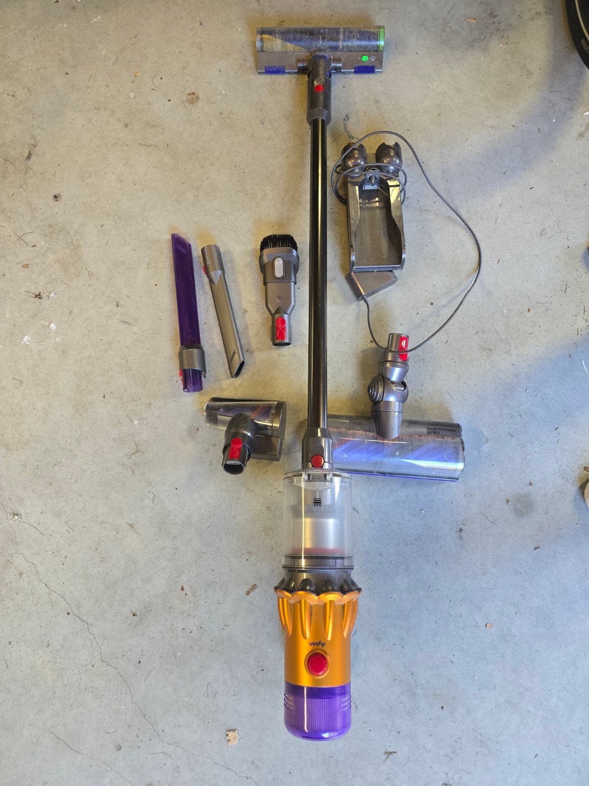 Dyson V12 Detect Slim Absolute steelstofzuiger met accessoir, Ophalen, Gebruikt, Draadloos, Dyson