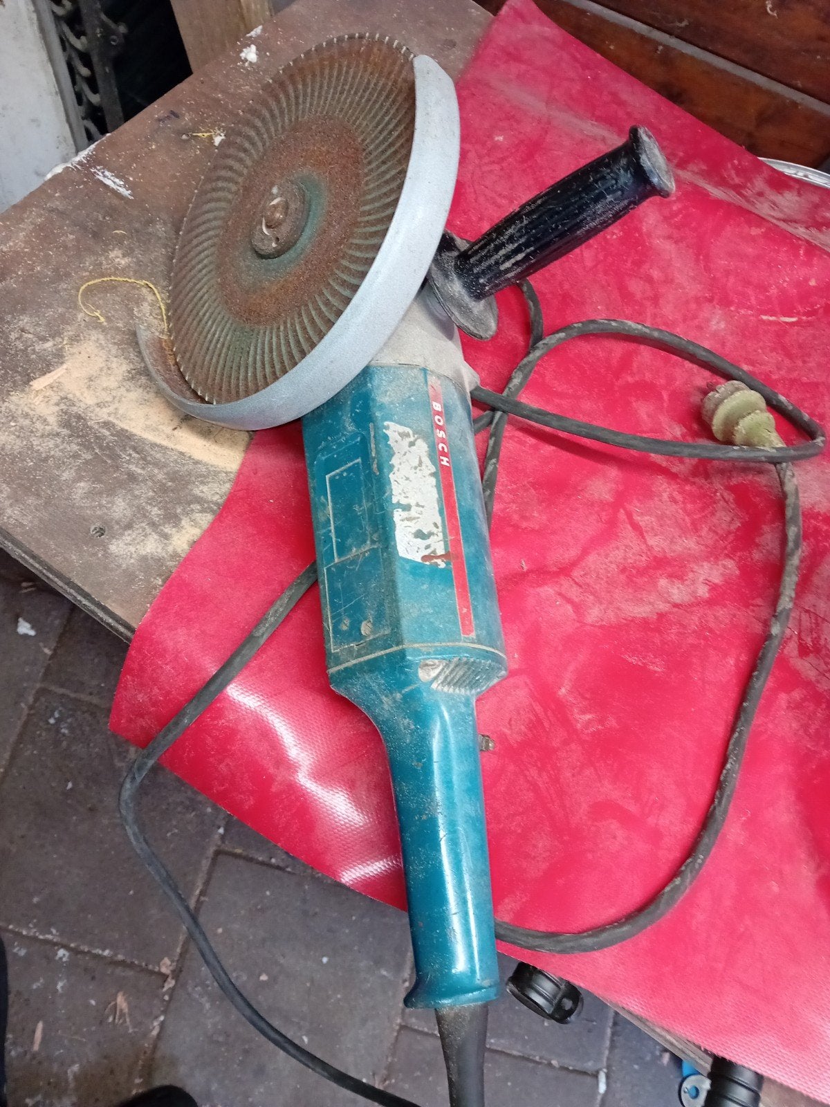 Bosch slijpmachine flex 230 diameter, Ophalen, Gebruikt, 1000 watt of meer, Haakse handslijpmachine