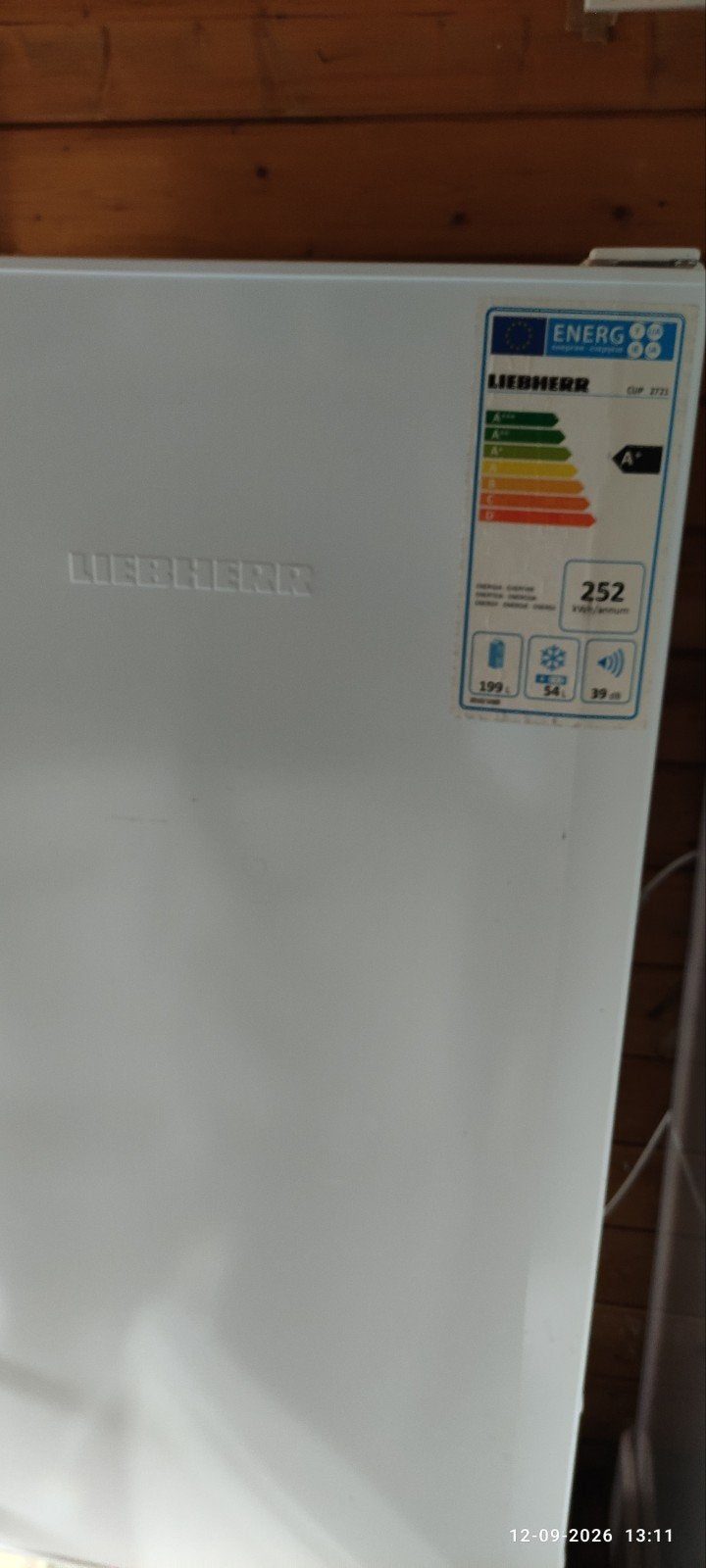 Liebherr Koelkast met Energieklasse A+, Ophalen, Gebruikt, 200 liter of meer, 60 cm of meer