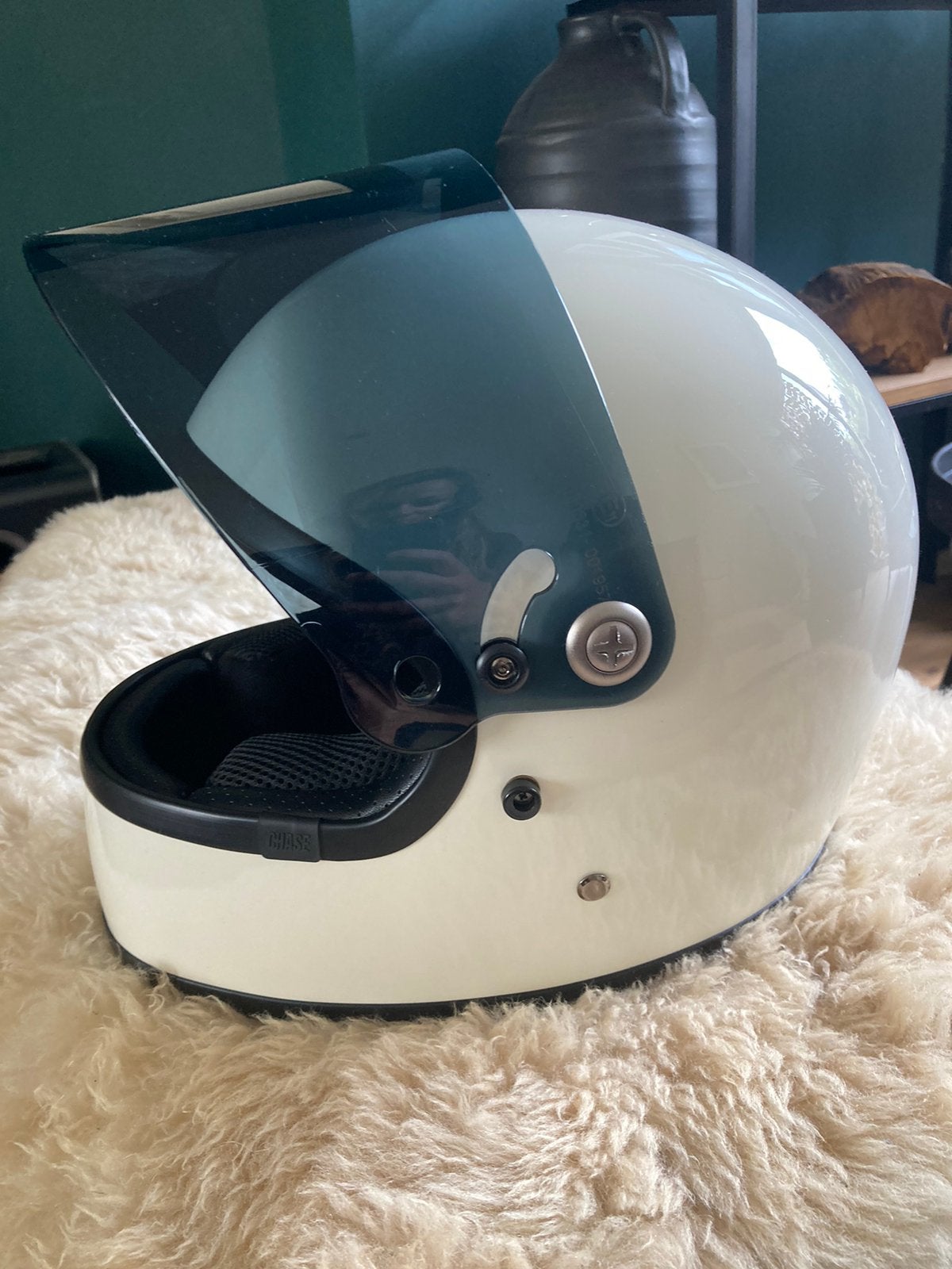 Roeg helm maat S, inclusief nieuwe wangkussens, Motoren, Kleding | Motorhelmen, Overige merken, Ophalen of Verzenden, Integraalhelm