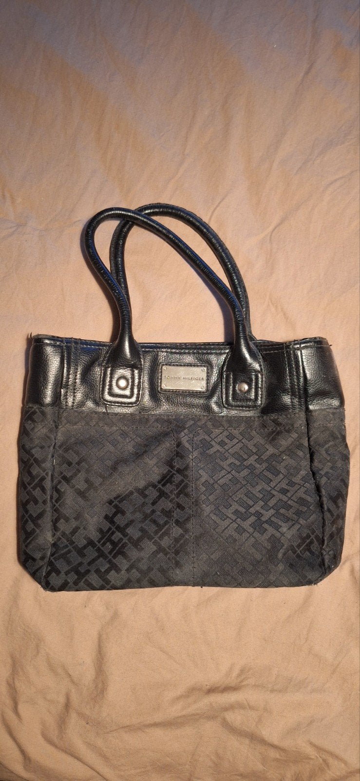 Tommy Hilfiger tasje gebruikt, Ophalen of Verzenden, Blauw, 30 cm of meer