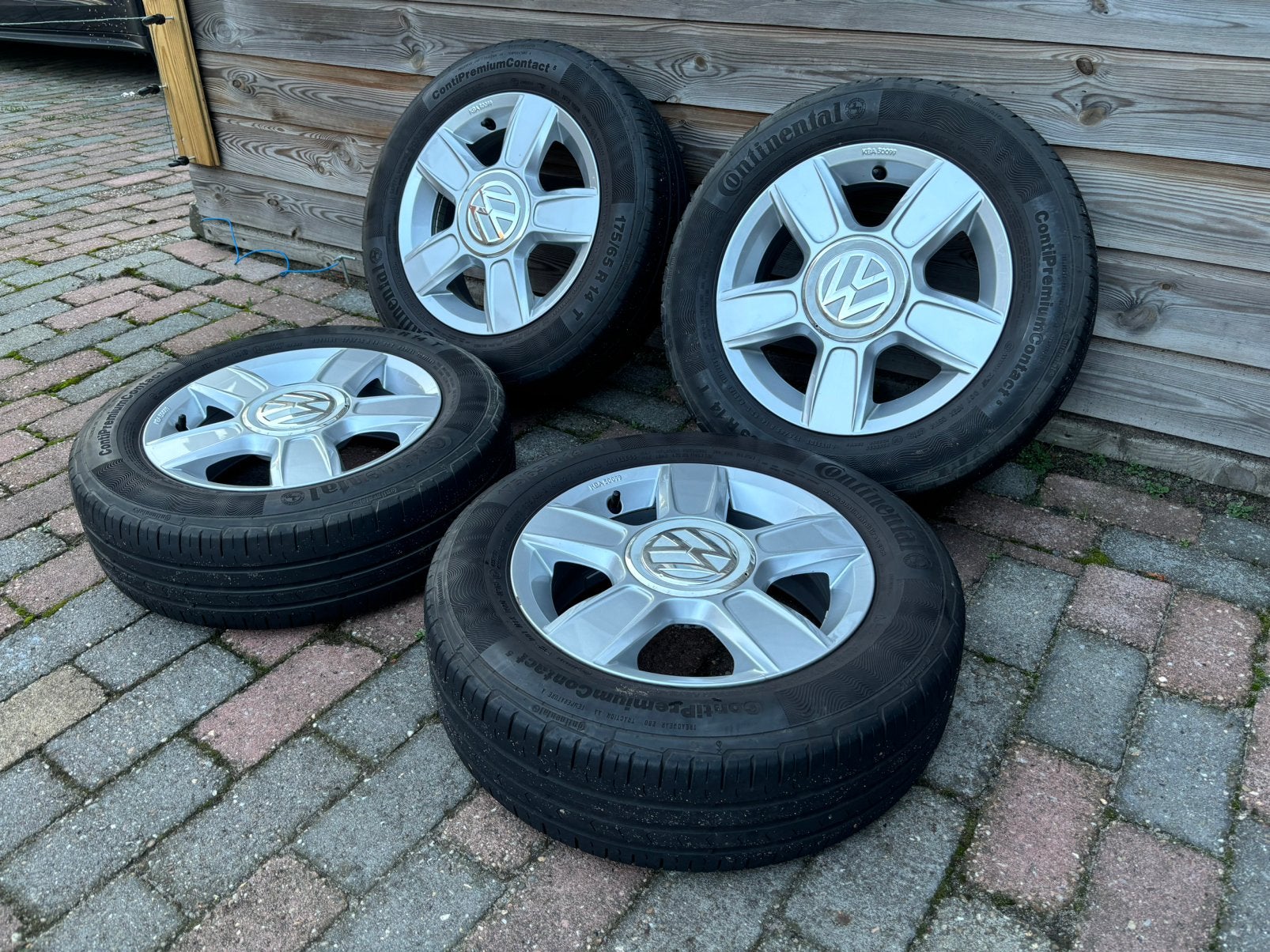 14 inch volkswagen up! Velgen Skoda citigo seat mii, Ophalen, Gebruikt, 15 inch, 175 mm