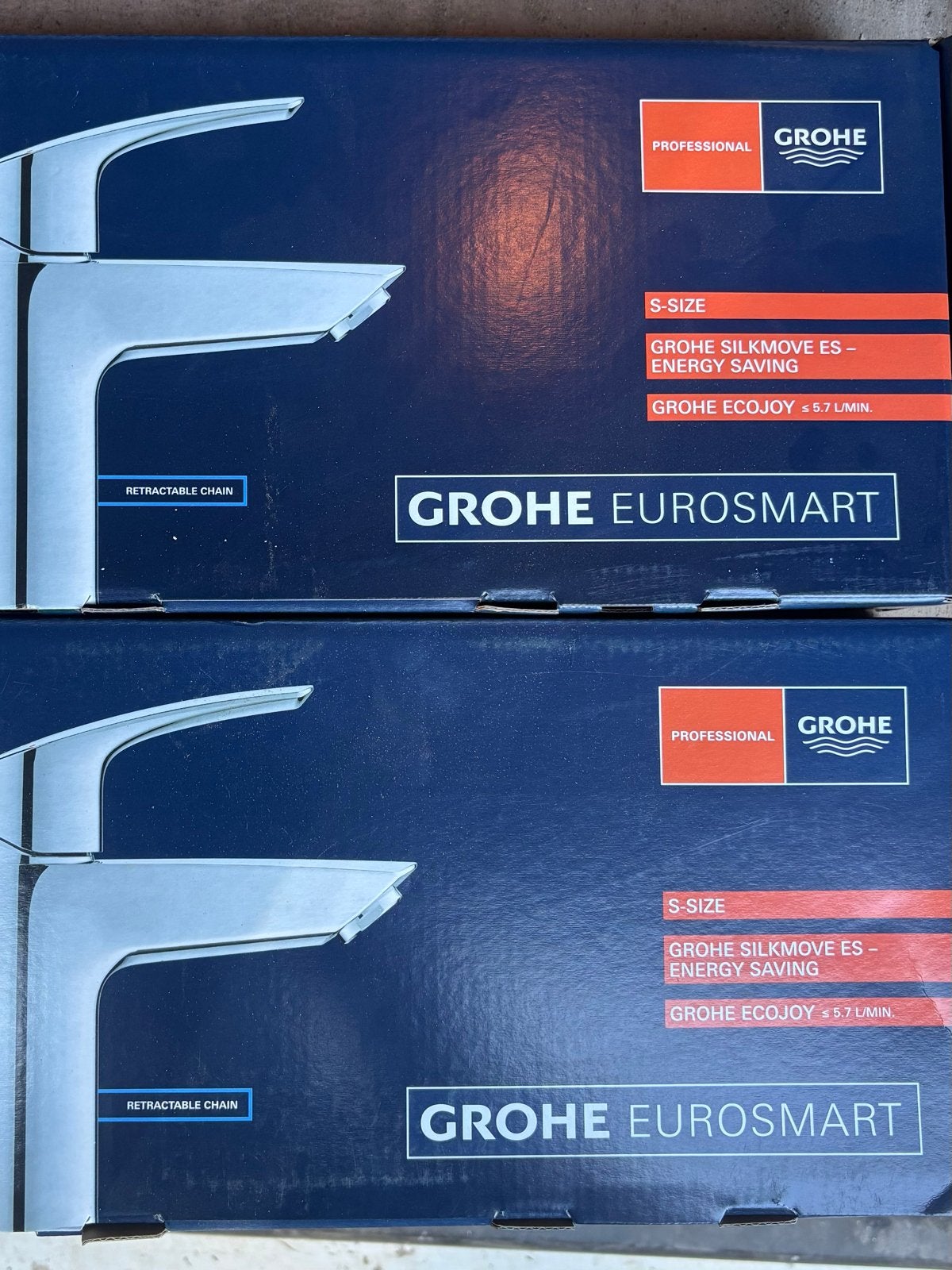 2 stuks Grohe Eurosmart Kraan S-size - Nieuw in doos, Doe-het-zelf en Verbouw, Sanitair, Verzenden, Nieuw, Chroom, Kraan