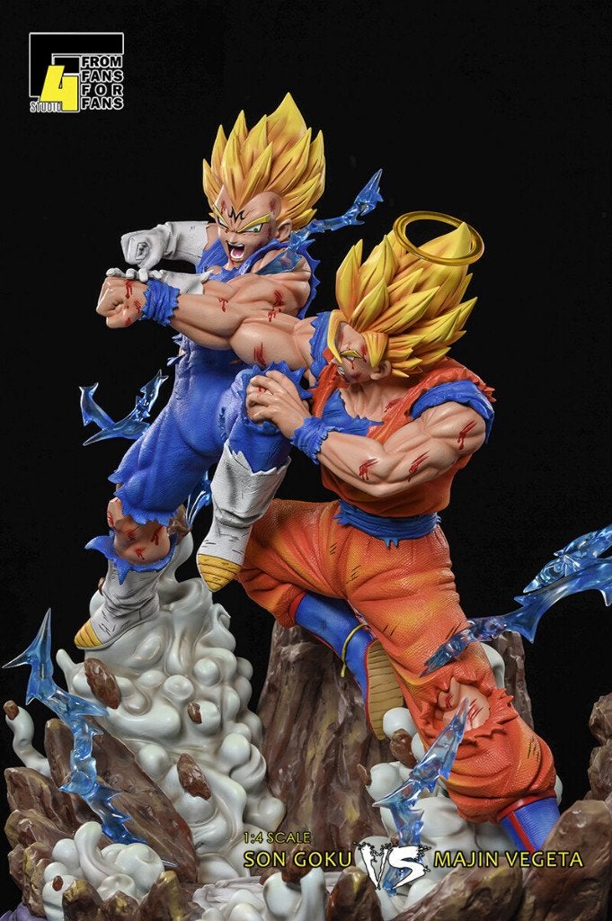 Dragonball Dragon Ball Z Goku vs Majin vegeta 1/4 Scale F4, Ophalen, Nieuw