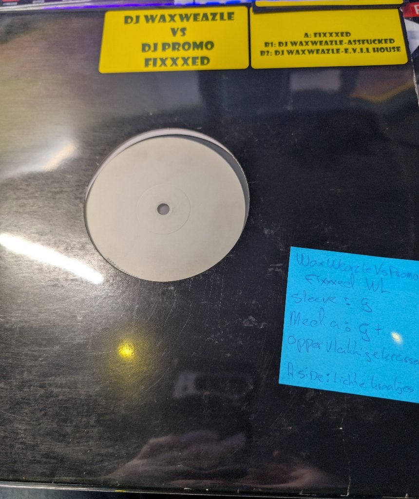 Dj Waxweazle vs Dj Promo - Fixxxed, Cd's en Dvd's, Gebruikt, Hardcore, Ophalen of Verzenden, EP