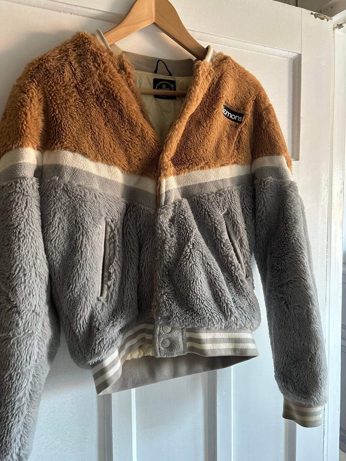 Mooie warme Lemons winterjas - Maat S, Ophalen of Verzenden, Gedragen, Maat 36 (S), Bruin