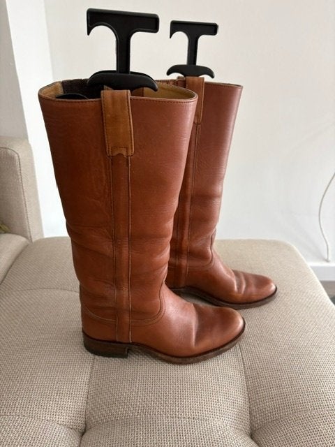 Sendra leren laarzen, Bruin, Ophalen of Verzenden, Gedragen, Hoge laarzen