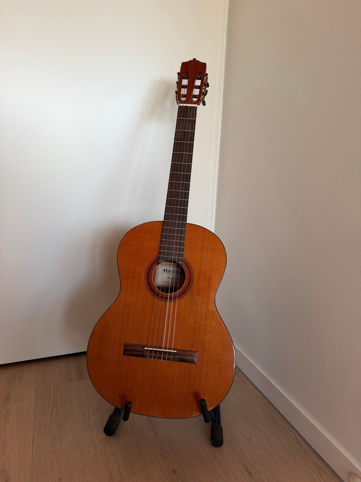 Martinez MCG-40C klassieke gitaar + standaard en hoes
