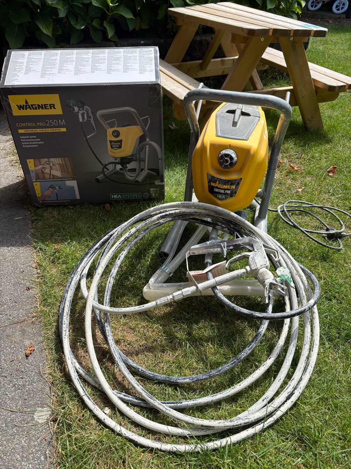 Wagner Control Pro 250 M Verfspuit - Zo goed als nieuw, Ophalen of Verzenden, Zo goed als nieuw, Verfspuit of Verfpomp