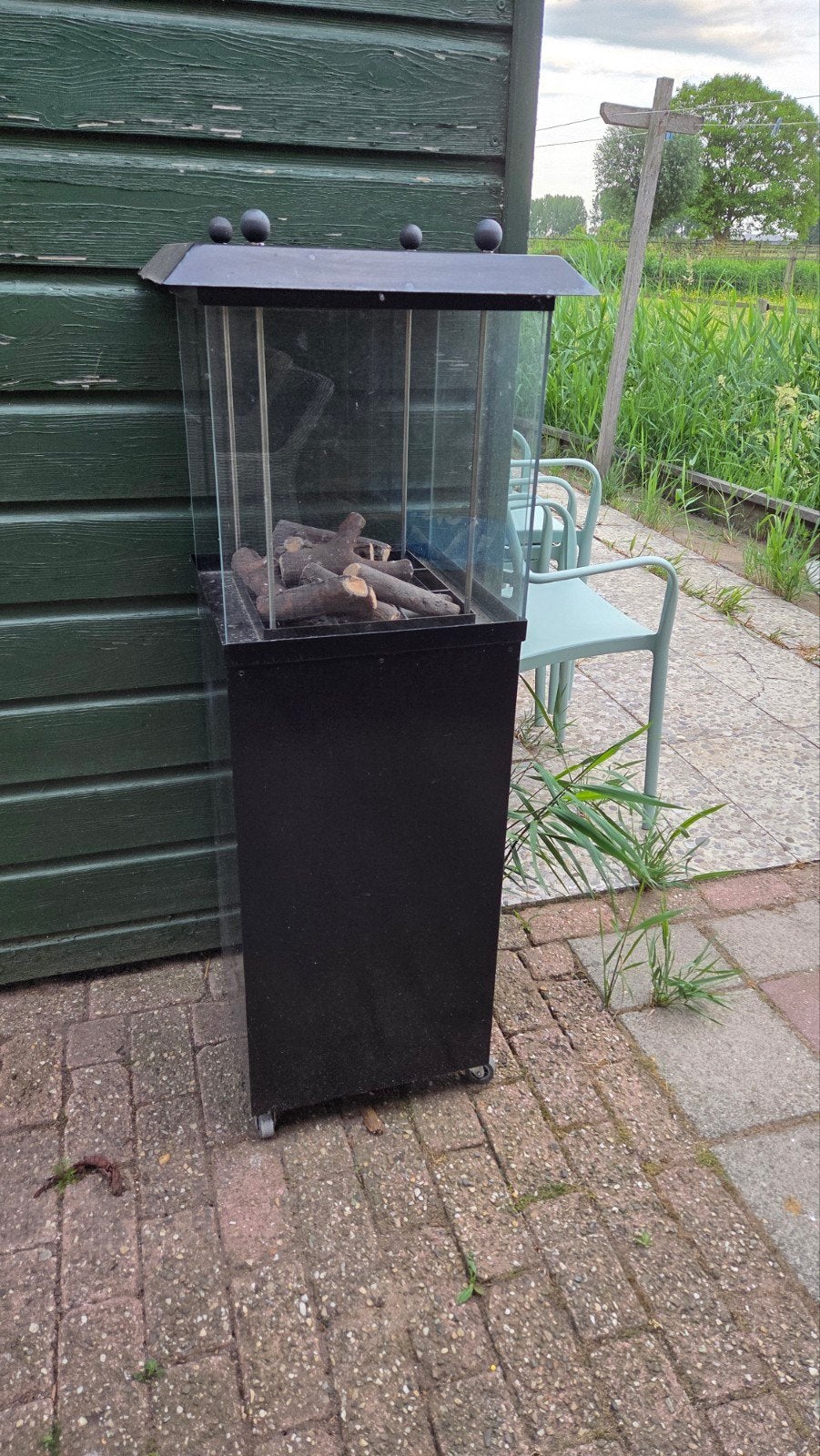 Terras haard, Ophalen of Verzenden, Gebruikt