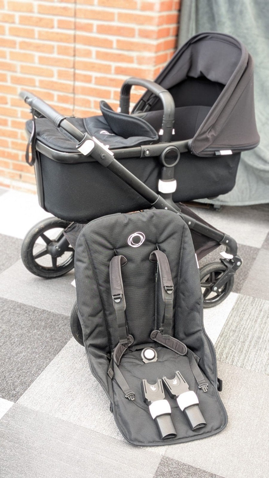 Bugaboo Fox2 Combiwagen met accessoires en Maxi-Cosi adapter, Ophalen, Gebruikt, Bugaboo, Combiwagen