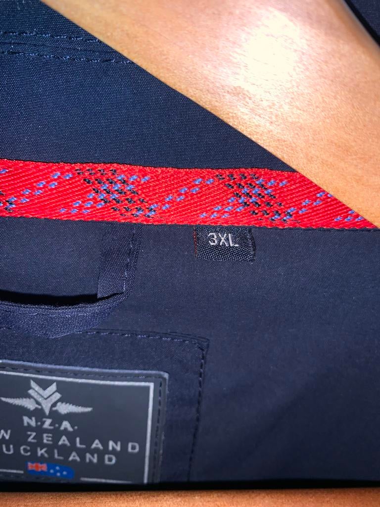NZA New Zealand Auckland Heren Jas Maat 3XL, Ophalen of Verzenden, Zo goed als nieuw, Overige maten, Blauw